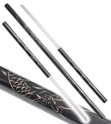 Produktbild von Doppelklingen-Schwert Drache Ninja Katana Shinobi Säbel
