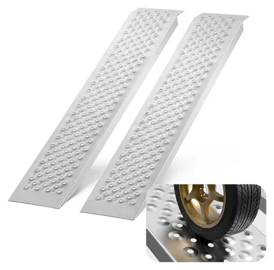 Produktbild von VEVOR 182,9x38,1 cm Aluminium-Rampen 2721,6 kg Tragfähigkeit Lade-Rampen 2 Stück, 880 lbs, 47,2 x 8,5 in