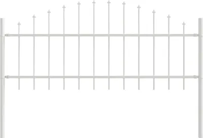 Zdjęcie produktu dla vidaXL Ogrodzenie ogrodowe WOERDEN, 7 sztuk, 170 x 115 cm, białe
