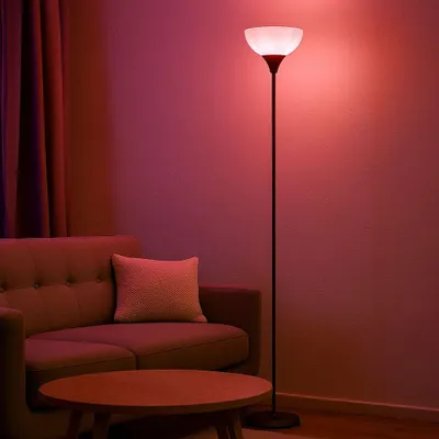 Produktbild von RGB LED  Stehleuchte, opal, titanfarben, H 178,5 cm