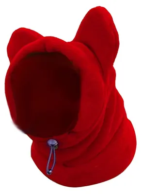 Produktbild von Wintermütze für Hunde mit Ohrenklappen - Rot - Größe M