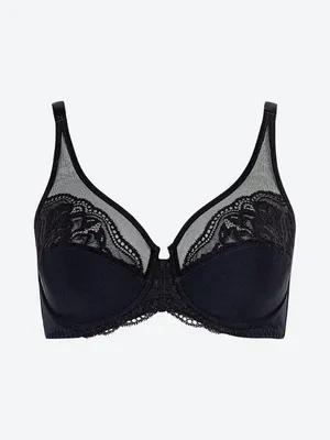 Produktbild von Spiman Delia Bügel-BH schwarz 85C aus Mikrofaser, Sp-Delia-black-85C