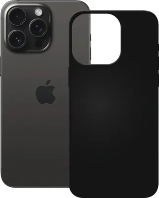 Produktbild von PEDEA 50160995, Cover, Apple, iPhone 16 Pro, 16 cm (6.3"), Schwarz