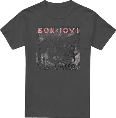 Produktbild von Bon Jovi - "Slippery When Wet" T-Shirt für Herren/Damen Uni TV20689 (S) (Holzkohle)
