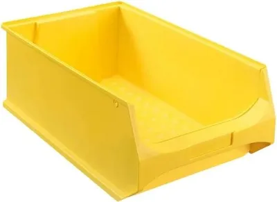 Produktbild von Gelbe Sichtlagerbox 5.0 | HxBxT 20x30x50cm | 21,8 Liter | Sichtlagerbehälter, Sichtlagerkasten, Sichtlagerkastensortiment, Sortierbehälter