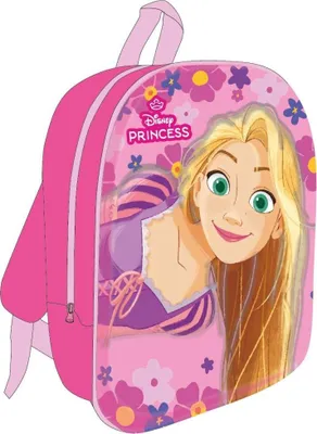 Produktbild von Rapunzel 3D Rucksack Kinder – Disney Prinzessin Tasche 30cm