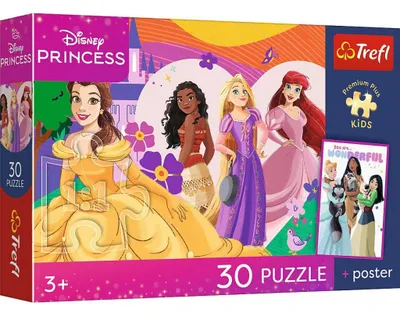 Produktbild von TREFL Puzzle Premium Plus Disney Princess fü r Kinder: 30 DLC