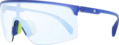 Produktbild von Adidas SP0005 91X Transparent Frosted Eletric Blue/Grey Mirror Blue Sportbrillen