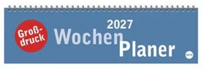 Produktbild von Großdruck Wochenquerplaner 2027