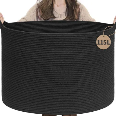 Hängematten-Aufbewahrungsbox, 115 L, 60x40 cm, Schwarz