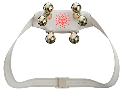 Produktbild von SKG H7 Ultra-E, Kombi-Massage, Kompressionsmassage, Knetmassage, Vibration massage, Hals/Nacken, Schultern, Gold, Kunststoff, Tasten, Akku