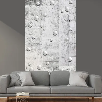 Produktbild von PURO TAPETE selbstklebend 10m Wandtattoo dekorative Möbelfolie Dekorfolie Fotofolie Panel Wandaufkleber Wandposter Wandsticker - Beton Perlen f-A-0389-j-b