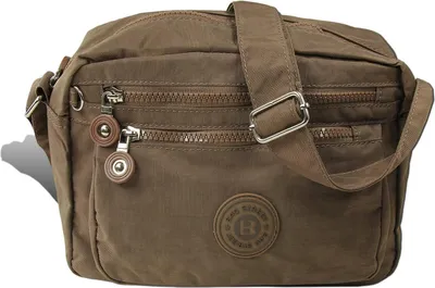 Zdjęcie produktu dla Bag Street nylonowa torba na ramię brązowa torba damska D2OTJ202N