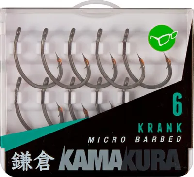 Produktbild von Korda Kamakura Krank Karpfenhaken - 10 Angelhaken, Größe:4