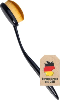 Produktbild von Intirilife Make Up Pinsel Oval in Größe 4 - Pinsel Durchmesser 2 cm - Beauty Blender Makeup Pinsel Zahnbürstenform Tintenpinsel Kosmetik Brush für Foundation Concealer Grundierung Malen