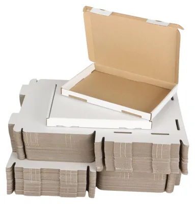 Produktbild von Großbriefkarton DIN A5 - 230 x 160 x 20 mm, weiß 100 Stück