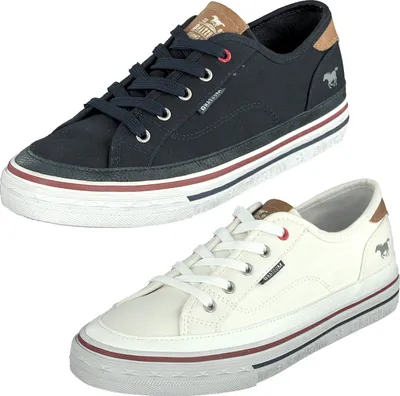 Produktbild von Mustang Damen Sneaker Halbschuhe 1354-301, Größe:36 EU, Farbe:Weiß