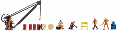 Image de NOCH 16270 Figurines de l'univers thématique "Dépôt de chemin de fer"