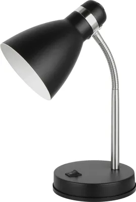 Produktbild von 04891 Tischleuchte "Jasmin" matt schwarz E27 Fassung Metall verstellbar