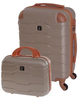 Obrázek produktu pro Kabinový kufr BERTOO Firenze pro Ryanair- champagne set 2v1 S