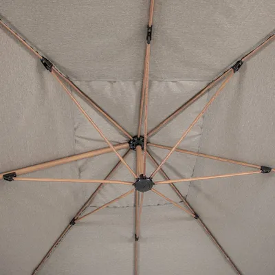 Produktbild von Sonnenschirmtuch "soly" haselnussbraun 4x3m aus polyester  - Hespéride