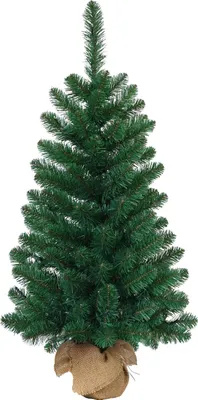 Imagen del producto de Árbol MagicHome Navidad Rudolf, abeto en yute, 90 cm