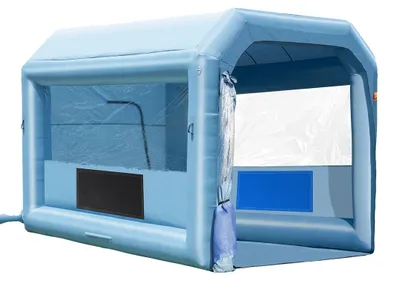 Obrázok produktu pre Nafukovacia lakovacia kabína, efektívny filtračný systém, robustná konštrukcia, 3 m × 4 m × 2,75 m