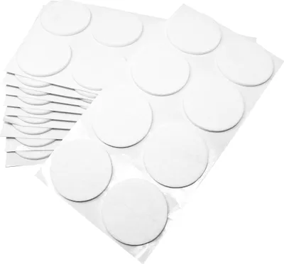 Produktbild von Adsamm® | 80 x selbstklebende Filzgleiter / Weiß / Ø 50 mm / rund / Möbelgleiter aus Filz mit 3.5 mm Stärke