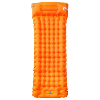Produktbild von vidaXL Selbstaufblasende Isomatte mit Kissen Orange