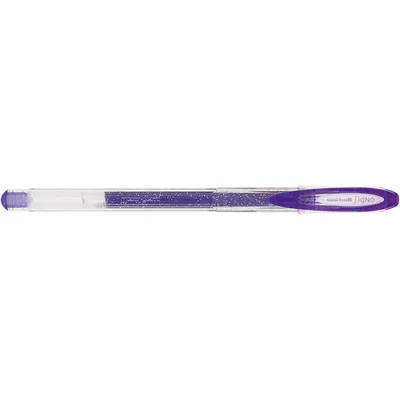 Produktbild von Uni-Ball Signo UM-120 SP, Verschlossener Gelschreiber, Violett, Violett, Transparent, Kunststoff, Rund, Kunststoff