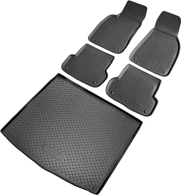 Produktbild von Fußmatten & Kofferraumwanne Set passend für Audi A4 B6, B7 Limousine | BJ 2000-2007