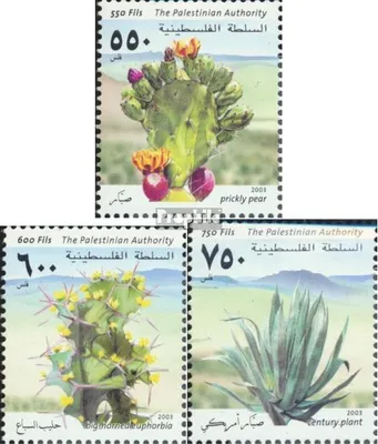 Produktbild von Briefmarken Palästina / Autonomiegebiet 2003 Mi 204-206 (kompl.Ausg.) postfrisch Flora
