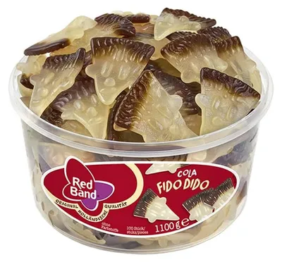 Productafbeelding van Red Band Fido Dido Cola, 100 stuks, 1100 gram