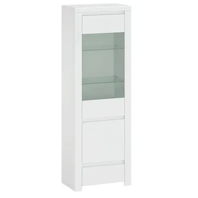 Obrázok produktu pre MOB, Vitrína - Lafer 1D1W1S (biela)