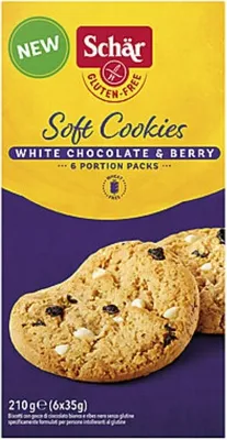 Produktbild von Schär Soft Cookies white Chocolate Berry 210 g