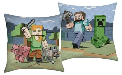 Image de Minecraft Coussin Décoratif 40 x 40 cm