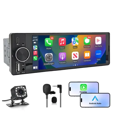 Image de Écran CarPlay universel Junsun 1 DIN 6 pouces