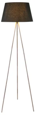 Produktbild von Stehleuchte mit Textil Lampenschirm, Höhe 154,5 cm