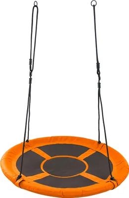 Obrázok produktu pre NABBI Detská hojdačka Nest 95 cm - čierna / oranžová