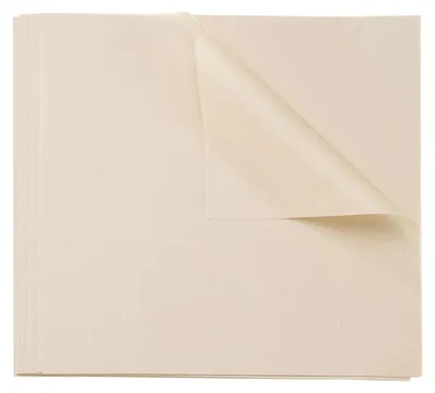 Wachspapier 15x15 cm, 100 Blatt, ölabsorbierend, für Lebensmittel