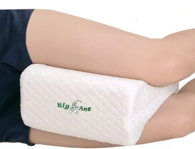 Orthopädisches Sitzkissen, Memory-Schaum, keilförmig, grau