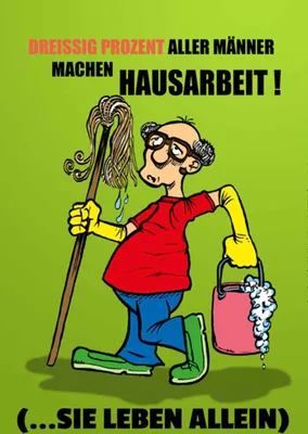 Produktbild von vianmo Holzschild 18x12 cm 30% aller Männer machen Hausarbeit