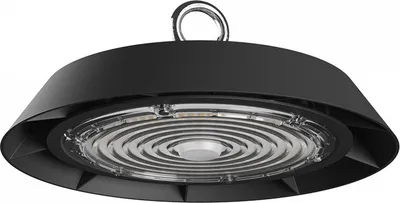 Produktbild von Spectrum LED UFO Plateo 3 High Bay Schwarz Ø25cm IP65 100W 15500lm Neutralweiß 4000K 90° 1-10V