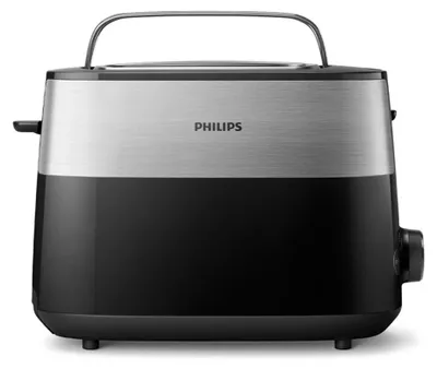 Image de Philips Daily Collection HD2516/90 Grille-pain – 2 tranches, fente large, métal