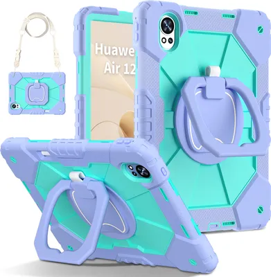 Image de Etui pour Huawei MatePad Air (2024) 12.0 Zoll étui de protection portable durable avec support, dragonne et bandoulière Violet