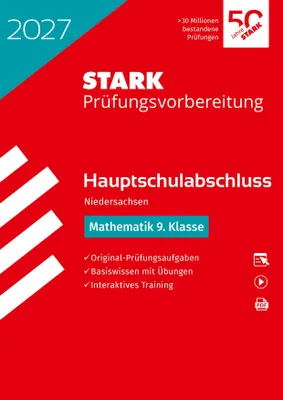 Produktbild von STARK Mathematik 9. Klasse - Hauptschulabschluss 2027 Niedersachsen - Prüfungsvorbereitung