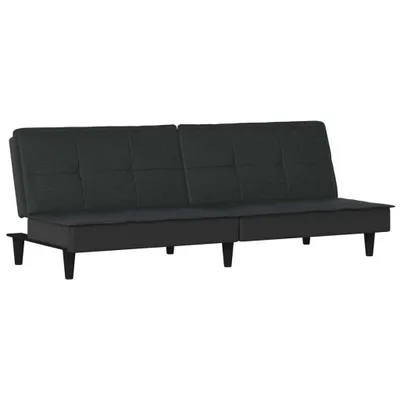 Produktbild von vidaXL Schlafsofa Schwarz Stoff