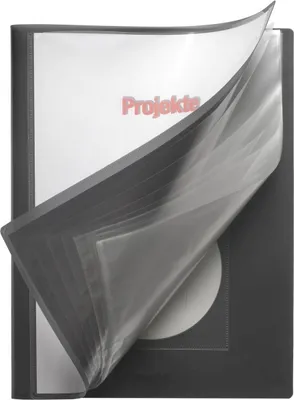 Produktbild von FSY Präsentations-Sichtbuch, 40 Hüllen, A4, PP schwarz-transparent