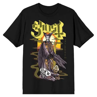 Produktbild von Ghost - "Mondo Mucha" T-Shirt für Herren/Damen Uni RO17229 (L) (Schwarz)