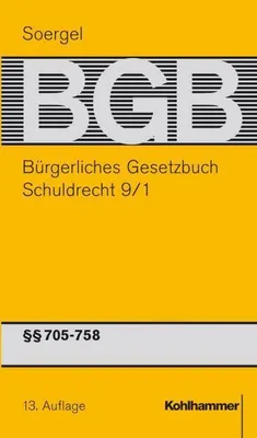 Produktbild von Bürgerliches Gesetzbuch mit Einführungsgesetz und Nebengesetzen. Schuldrecht 9/1